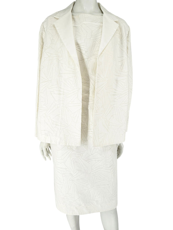 Lafayette 148 New York Two-Piece Dress & Jacket Set – Size 18 Jacket / XXL Dress