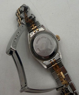 Rolex Lady Datejust 69173 26mm R Serial Two Tone Champagne Jubilee 1988