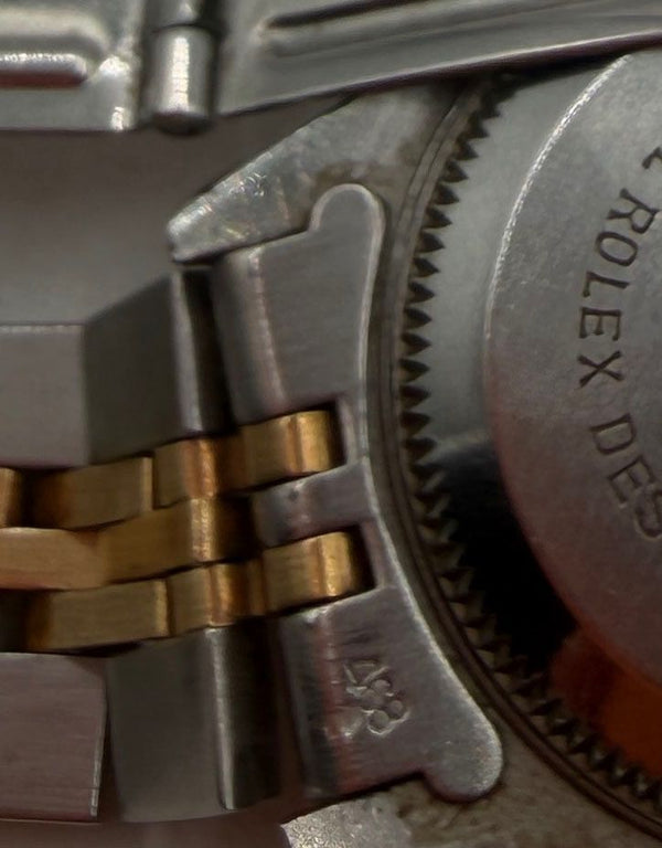 Rolex Lady Datejust 69173 26mm R Serial Two Tone Champagne Jubilee 1988