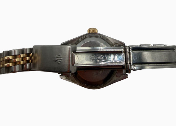 Rolex Lady Datejust 69173 26mm R Serial Two Tone Champagne Jubilee 1988