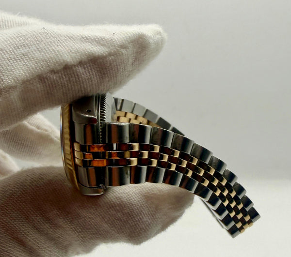 Rolex Lady Datejust 69173 26mm R Serial Two Tone Champagne Jubilee 1988