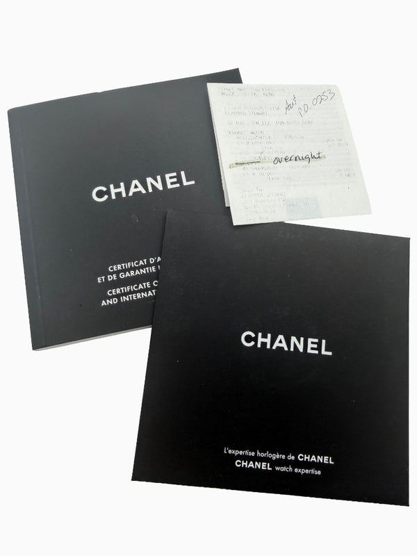Chanel J12 H1629 – 38mm Automatic – White Ceramic – Diamond Dial – Box & Papers