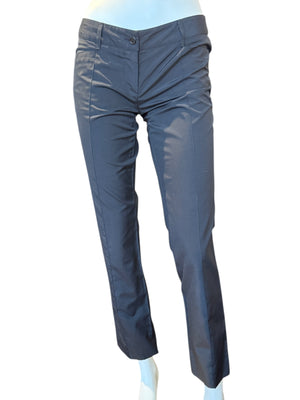 Prada Black Tailored Trousers IT 40 Low Rise/Slim Fit Ankle Pant