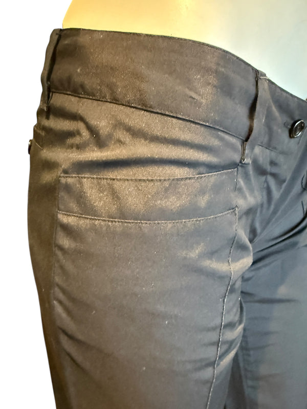Prada Black Tailored Trousers IT 40 Low Rise/Slim Fit Ankle Pant
