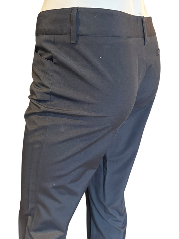 Prada Black Tailored Trousers IT 40 Low Rise/Slim Fit Ankle Pant