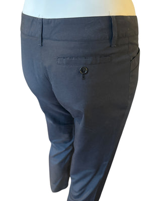 Prada Black Tailored Trousers IT 40 Low Rise/Slim Fit Ankle Pant