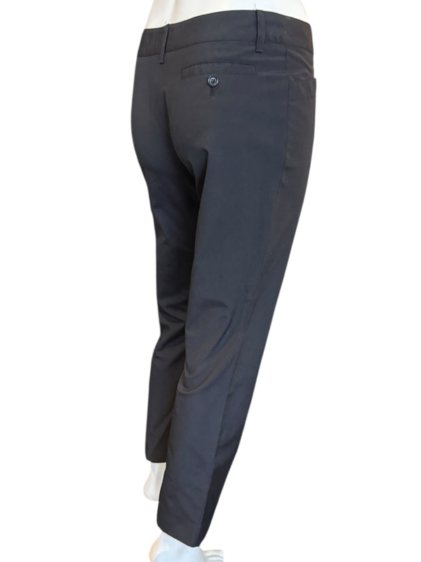 Prada Black Tailored Trousers IT 40 Low Rise/Slim Fit Ankle Pant