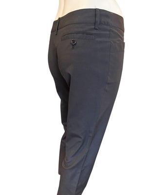 Prada Black Tailored Trousers IT 40 Low Rise/Slim Fit Ankle Pant