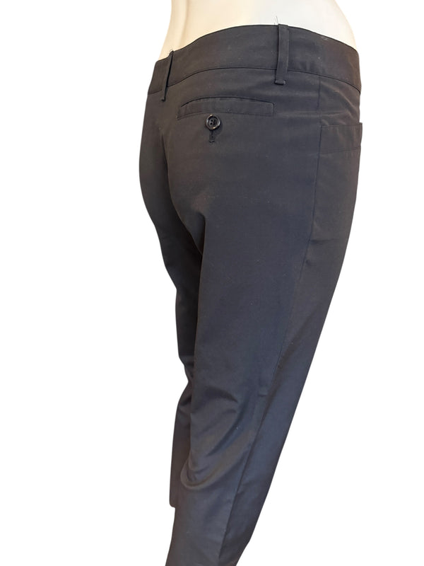 Prada Black Tailored Trousers IT 40 Low Rise/Slim Fit Ankle Pant