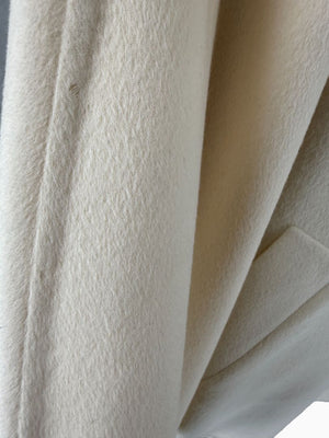 Akris Ivory Wool Blend Cape Coat – Size US 14 / F 46 / D 44