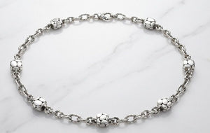 John Hardy Kali Sterling Silver Pebble Station Necklace & Drop Earrings Set