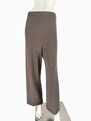 St. John Chocolate Brown Santana Knit 3-Piece Pant Set – Jacket, Tank & Pants Large/14