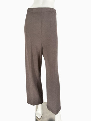 St. John Chocolate Brown Santana Knit 3-Piece Pant Set – Jacket, Tank & Pants Large/14