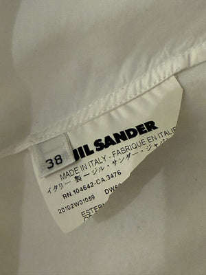 Jil Sander White Sculptural Front Shirt – Size IT 38