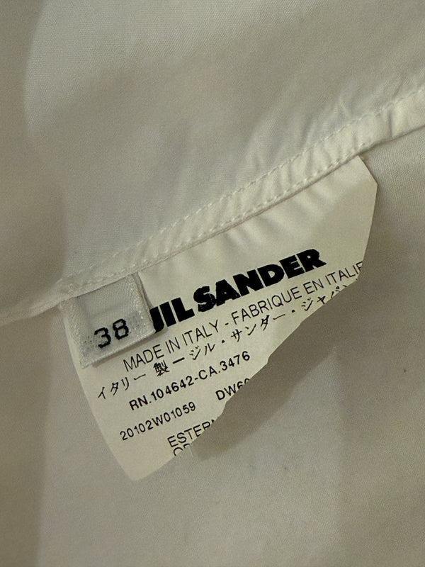 Jil Sander White Sculptural Front Shirt – Size IT 38
