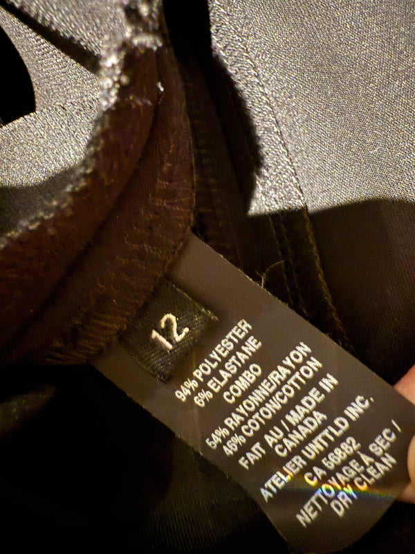 Atelier Unttld (now Mance) Black Wrap Skirt – Size 12