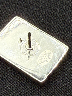 Chanel Casino Collection “Ace of Spades” Mini Pin – 0.7" x 0.5"