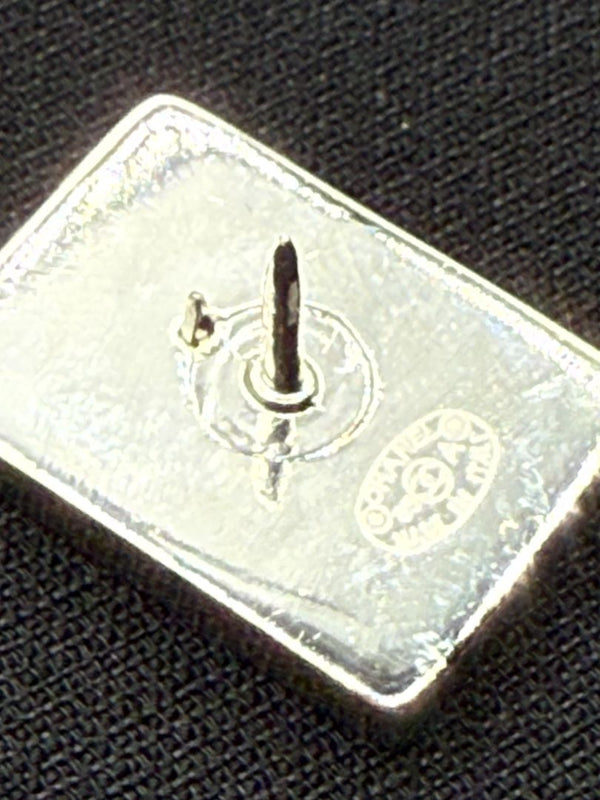 Chanel Casino Collection “Ace of Spades” Mini Pin – 0.7" x 0.5"