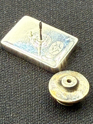 Chanel Casino Collection “Ace of Spades” Mini Pin – 0.7" x 0.5"