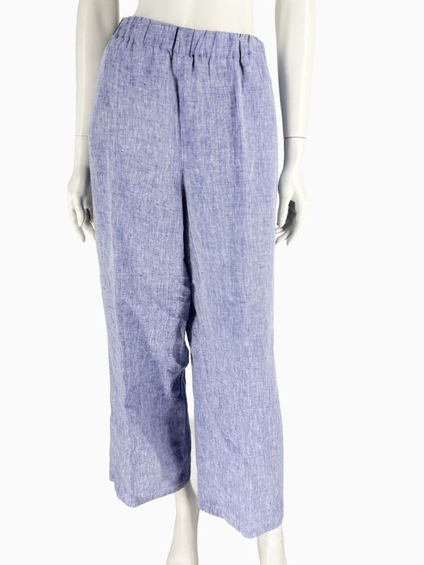 Lafayette 148 New York 100% Linen Two-Piece Pant Set – Size Large Top / Size XL Pants
