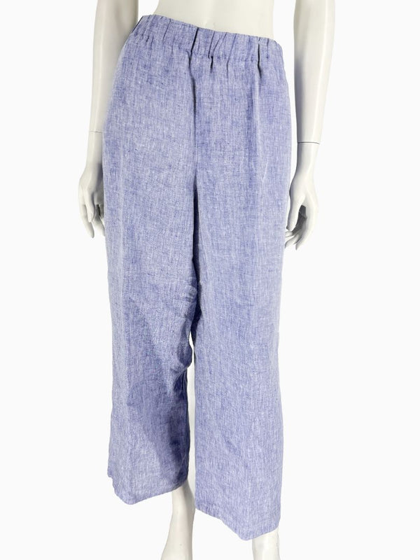 Lafayette 148 New York 100% Linen Two-Piece Pant Set – Size Large Top / Size XL Pants
