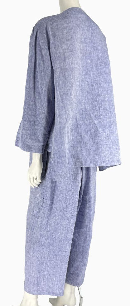 Lafayette 148 New York 100% Linen Two-Piece Pant Set – Size Large Top / Size XL Pants
