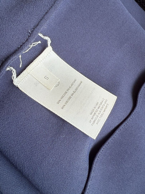 The Row Navy Cap-Sleeve Top & Pull-On Pant Set – Size Small