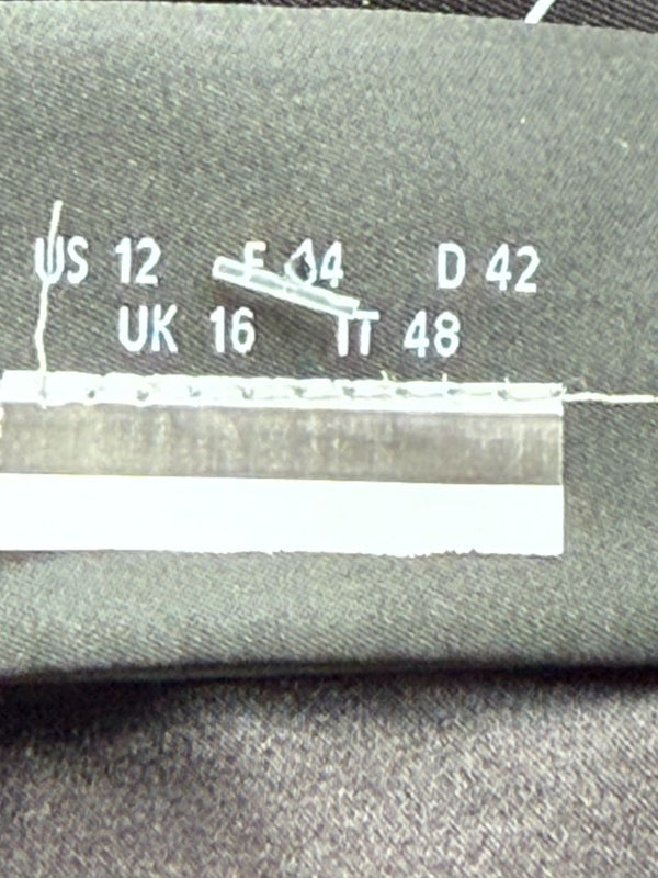 Akris Black Cold-Shoulder Silk-Blend Midi Dress – Size US 12