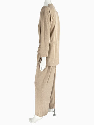 St. John Sport Spa Knit Utility Jacket & Pant Set – Jacket L / Pants XL