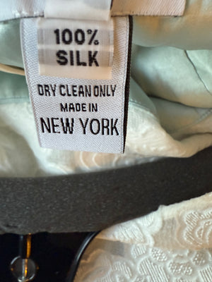 Pamella Roland Ivory Floral Lace Sheath Dress - Size 2