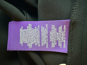 Ralph Lauren Purple Label Cape-Back Midi Dress - Size 12 NWT