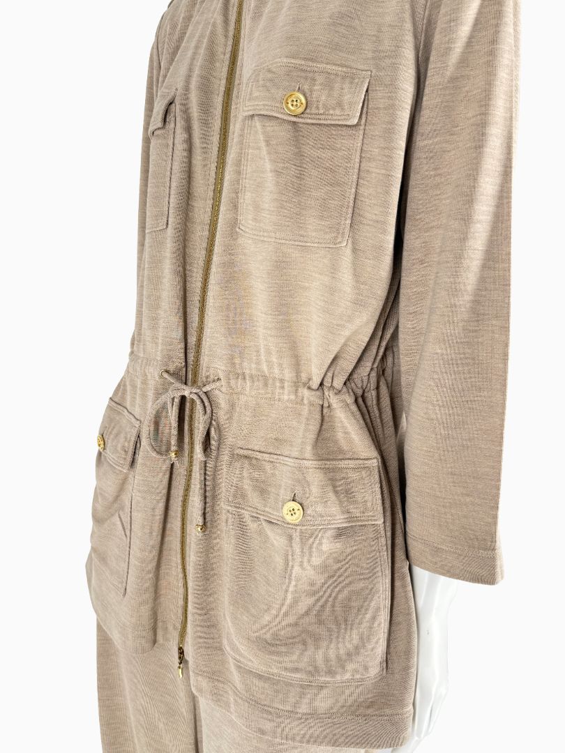 St. John Sport Spa Knit Utility Jacket & Pant Set – Jacket L / Pants XL