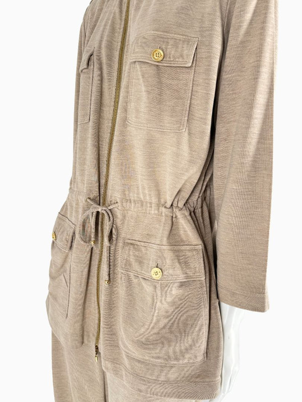 St. John Sport Spa Knit Utility Jacket & Pant Set – Jacket L / Pants XL
