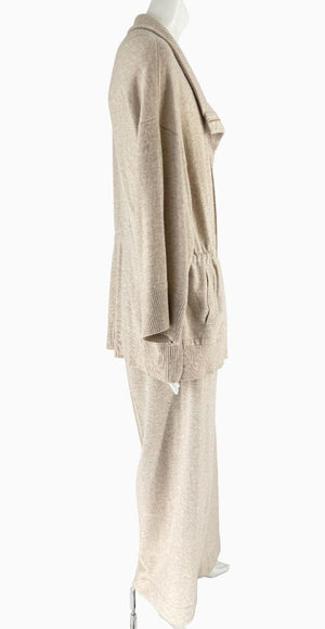 Escada 100% Cashmere Two-Piece Lounge Set – Jacket XL / Pants L – Made in Romania
