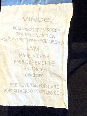 Vince Pull-On Stretch Leggings in Black - Medium