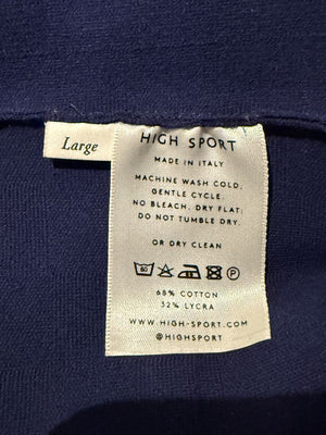 High Sport Kick Pant in Navy - Large