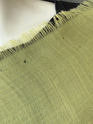 Lime Green Tonal Novacheck Silk Scarf