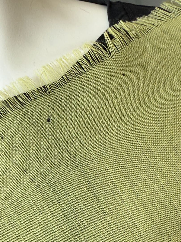 Lime Green Tonal Novacheck Silk Scarf