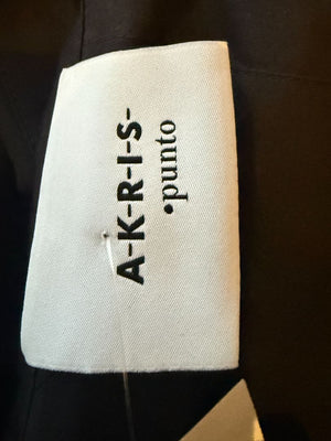 Akris Punto Black Cotton Shirt Dress – Size US 12 / IT 48