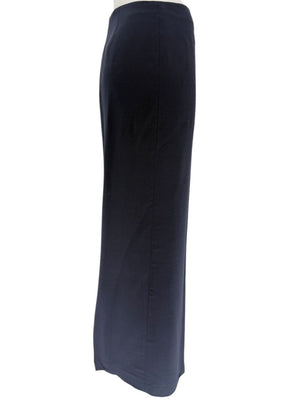 Rena Lange Navy Wide-Leg Wool Blend Trousers – Size US 12