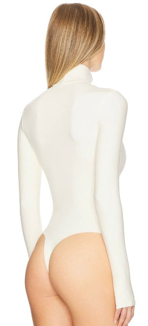 Giorgio Armani Ivory Turtleneck Long-Sleeve Bodysuit – Size Large