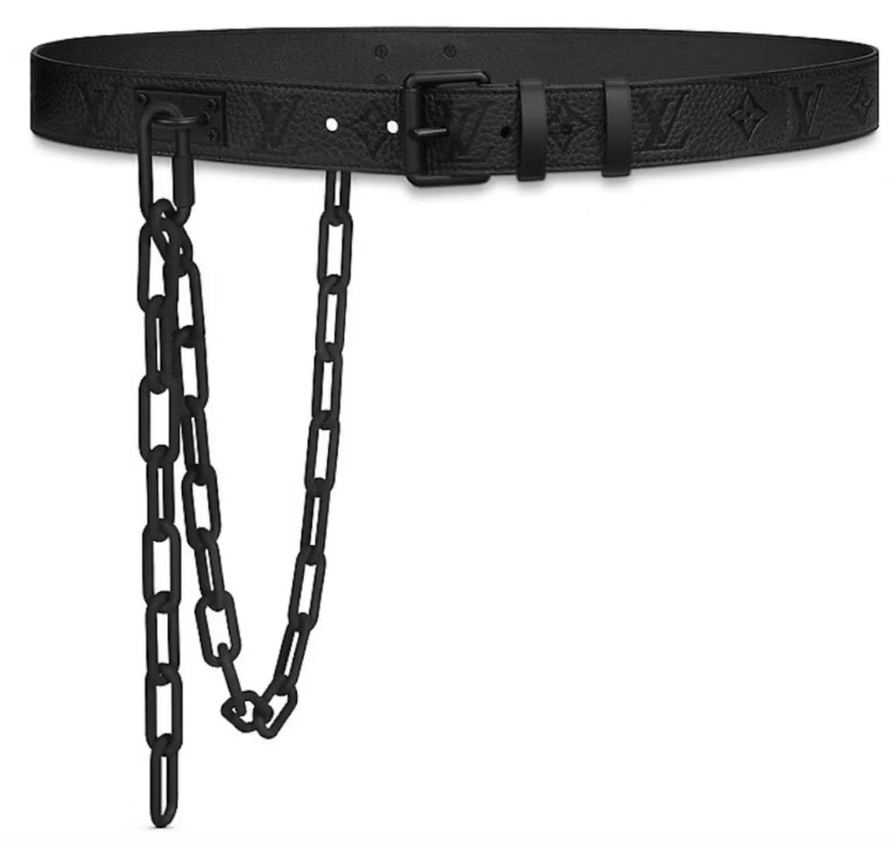 Louis Vuitton Virgil Abloh Two-Piece Monogram Utility Chain Belt – Size 38/95