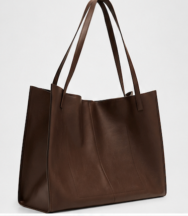 Giuseppe Zanotti Men's Oversized Leather Travel Tote Bag – Dark Brown | Made in Italy