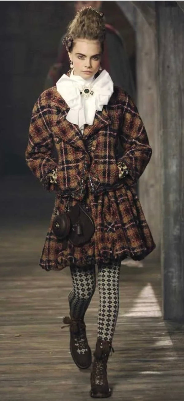 Chanel Pre Fall 2013 "Edinburgh Collection" Bow Poplin Shirt