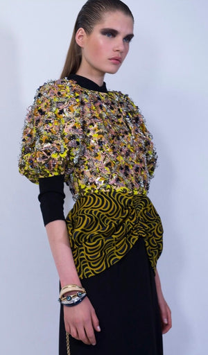 Christian Dior Cruise 2017 Embellished Mini Dress - Size FR 38/US 6
