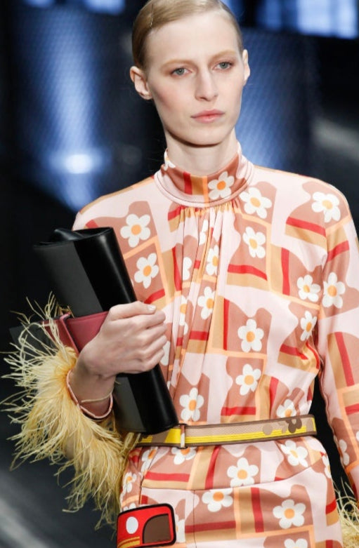 Prada SS 2017 Floral Print Dress - Size 10