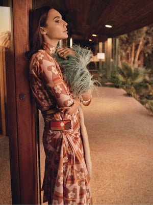 Prada SS 2017 Floral Print Dress - Size 10