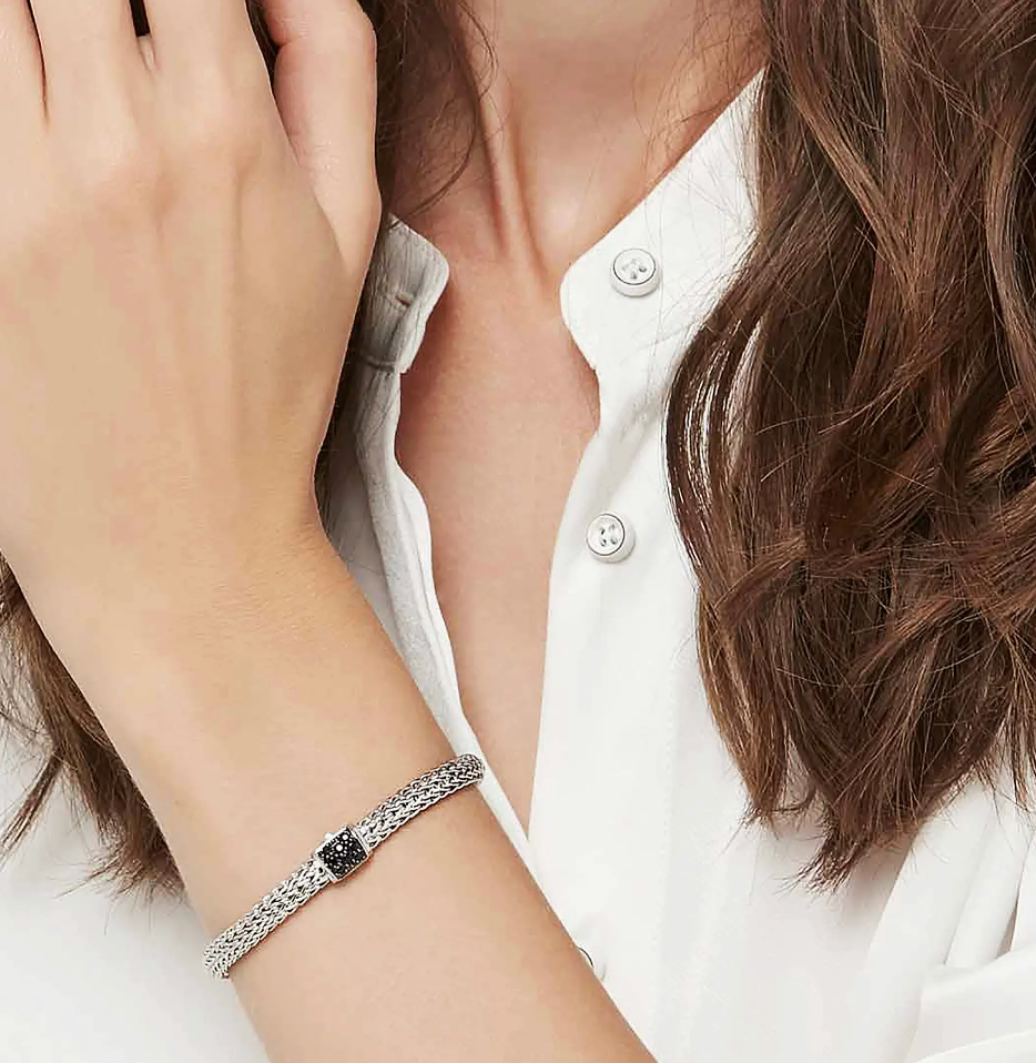 John Hardy Classic Chain Gemstone & Sterling Silver Bracelet – Medium