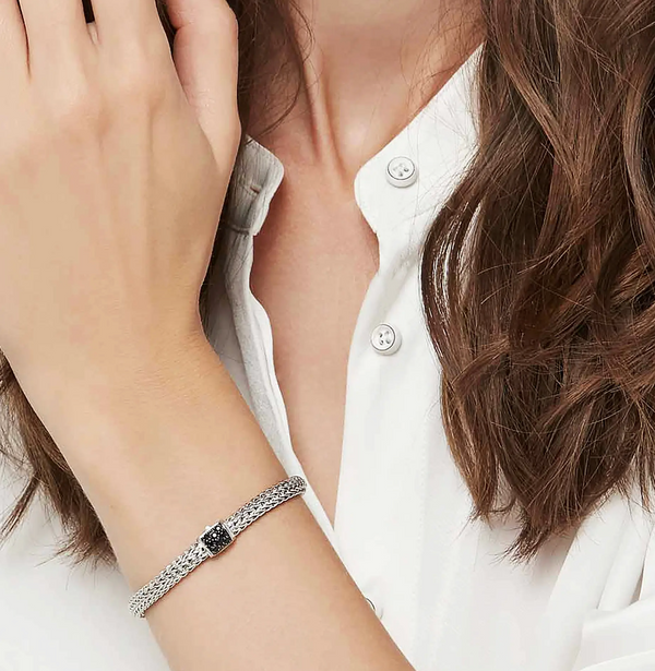 John Hardy Classic Chain Gemstone & Sterling Silver Bracelet – Medium
