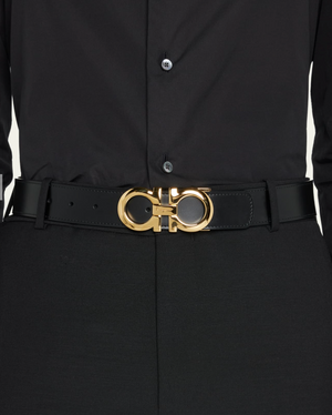Salvatore Ferragamo Reversible Gancini Leather Belt – Size 38"(L/XL)